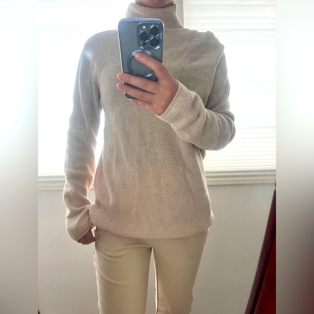 Women turtle neck sweater warm and cozy